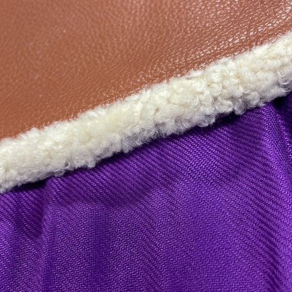 NWT COACH TAN Leather With Shearling - Picture 3 of 9